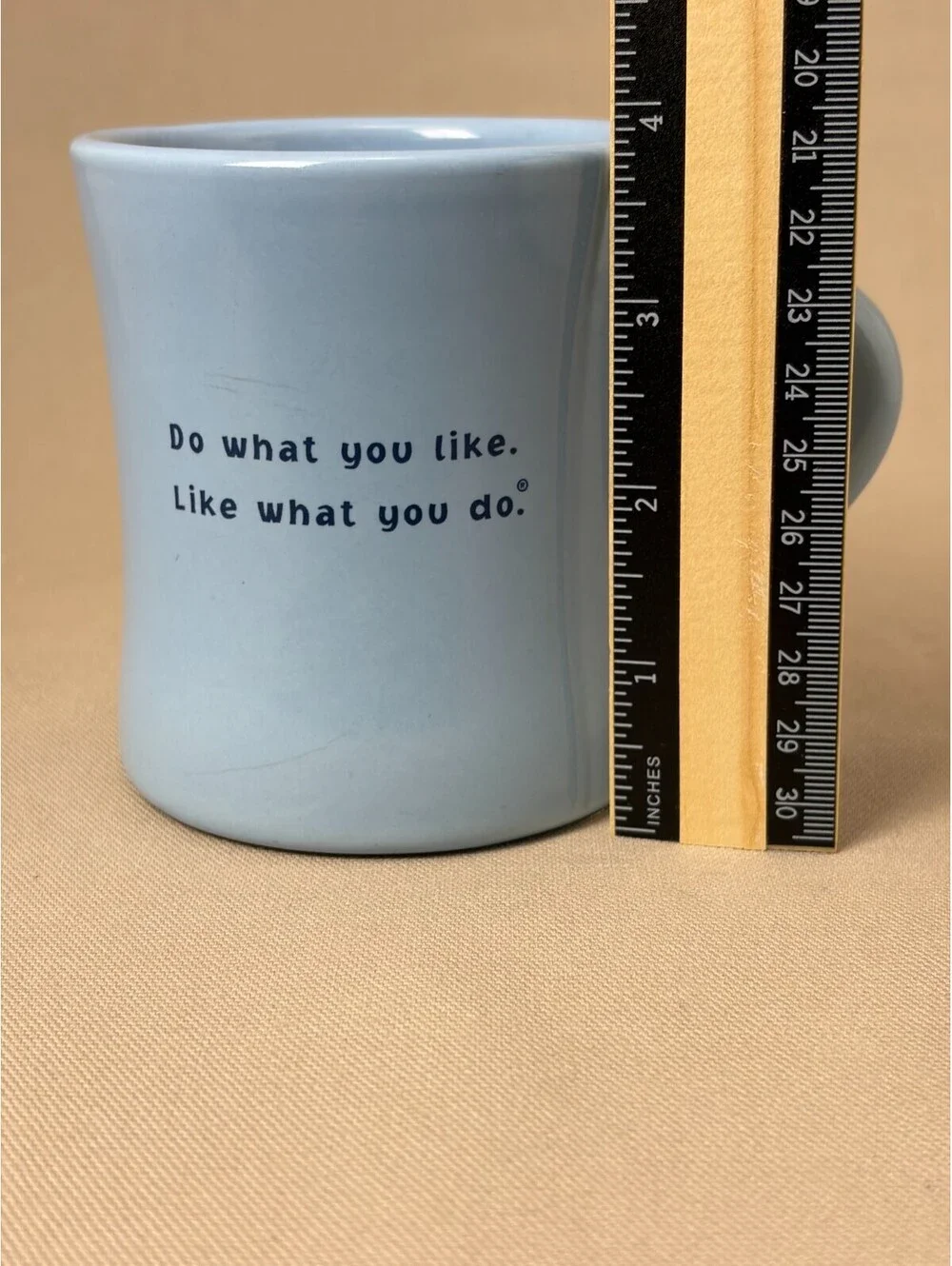 Life is Good Coffee Mug Blue Rocket Dog Campfire Marshmallow Diner Tea Cup 12oz